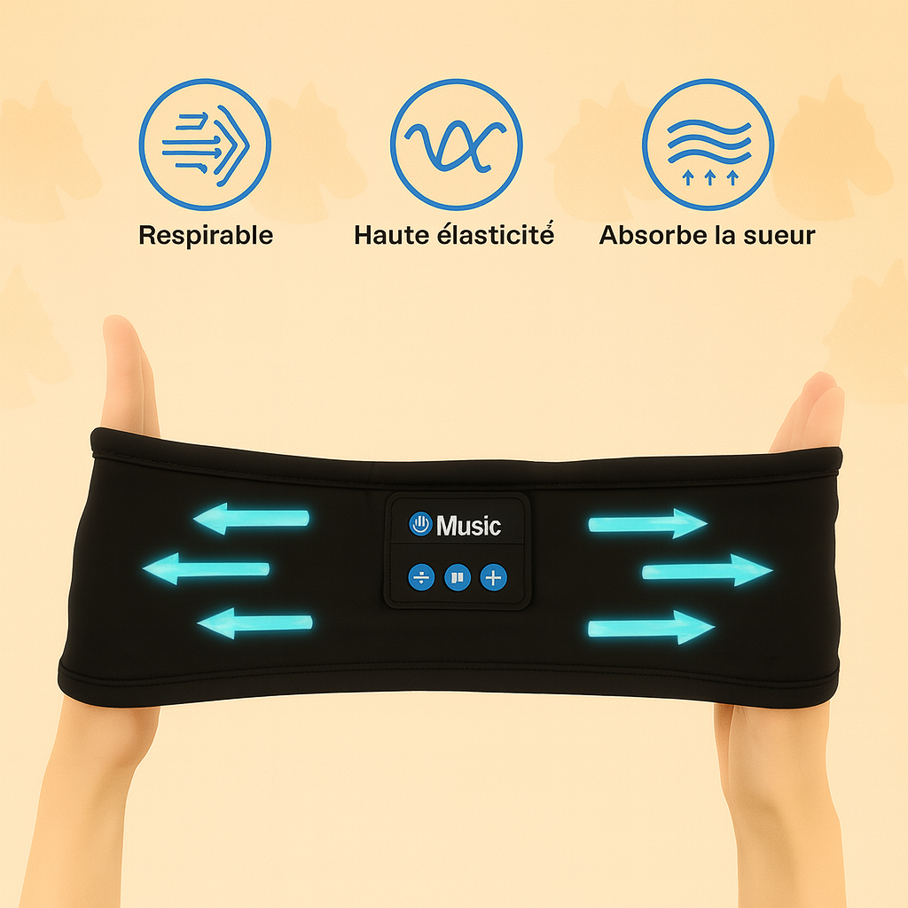 MusiBand™ – Bandeau audio pour l’équitation